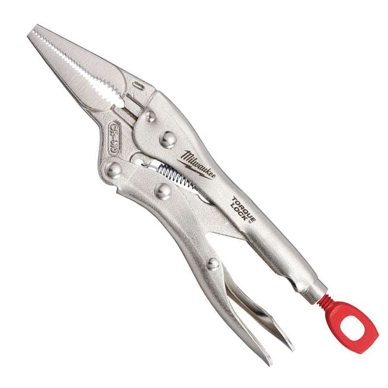 Load image into Gallery viewer, Milwaukee 48-22-3504 4&quot; Long Nose Locking Pliers
