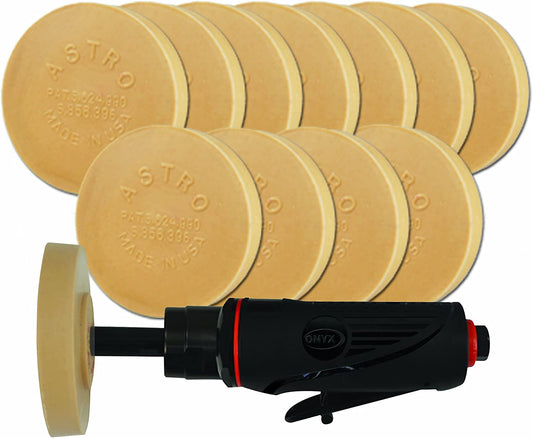 Astro Pneumatic 232 4,000rpm Air Pinstripe Removal Tool and 12 Smart Eraser Pads