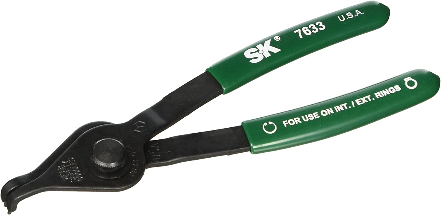 SK Hand Tool 7633 Convertible Retaining Ring Pliers, 0.047-Inch USA MADE