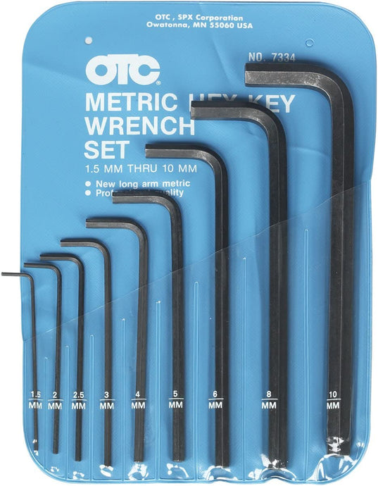 OTC 7334 Metric Hex Key Wrench Set