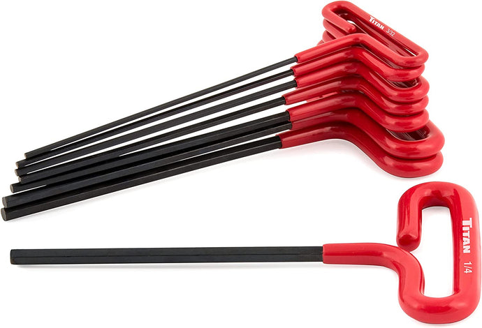 Titan 12768 8pc SAE T-Handle Hex Key Set