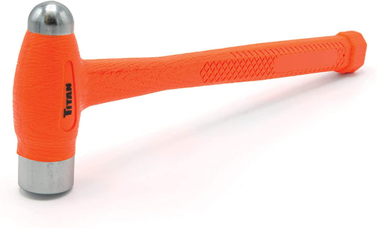 Titan 63160 16 oz. Hi-Visibility Orange Ball Pein Hammer