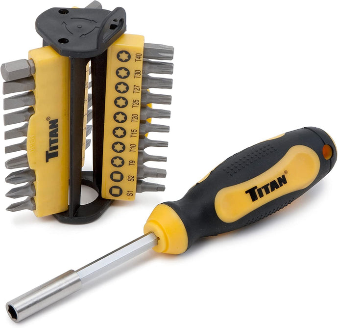 Titan 16068 31pc. Multi-Bit Screwdriver Set