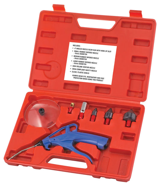 Tool Aid 99350 AIR BLOW GUN KIT Nozzles + Shield - pneumatic tools - OSHA