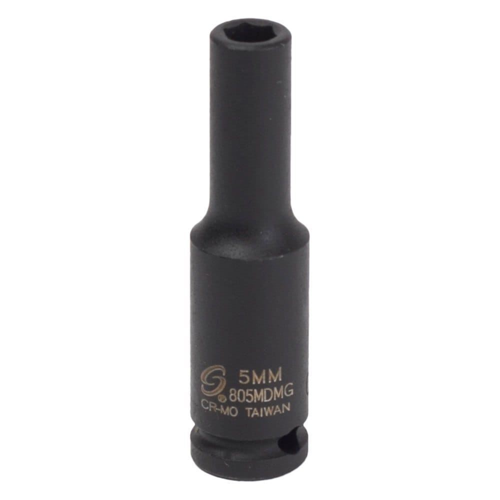 Sunex 805MDMG 1/4" Drive 5mm Deep Magnetic Impact Socket