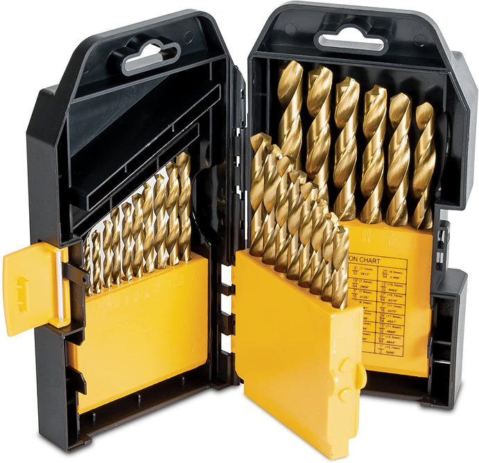 Titan 16530 29pc Titanium Coated Drill Bit Set