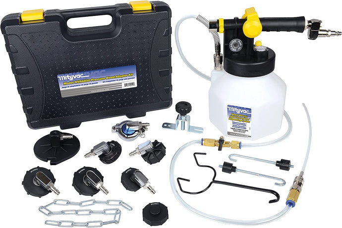 Mityvac MV7840 Pressure Bleed Kit for Bleeding Hydraulic Brakes and Clutches