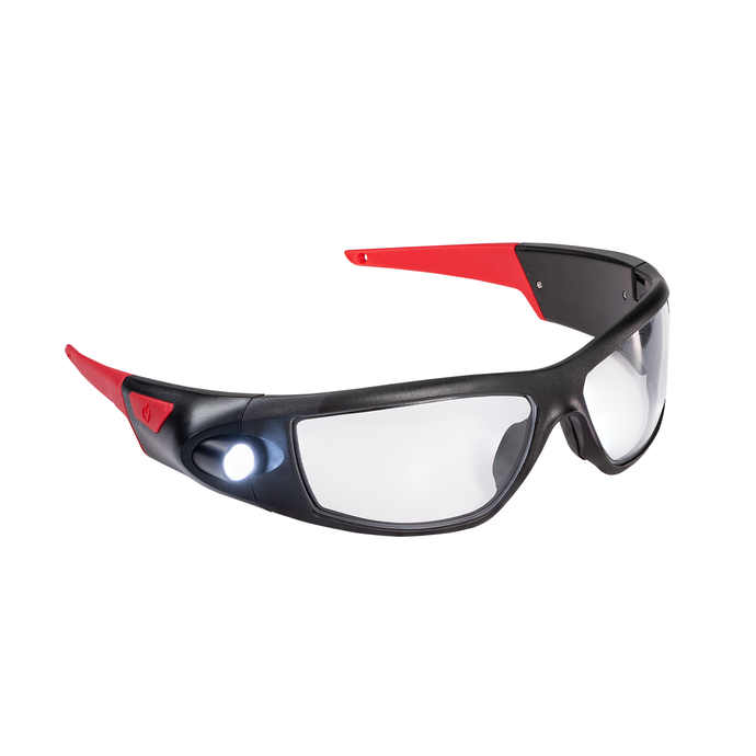 Coast SPG400 Safety Glasses with Built-In Rechargeable Inspection Beam Light