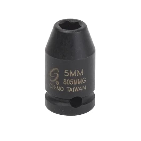 Sunex 805MMG 1/4" Drive 5mm Magnetic Impact Socket