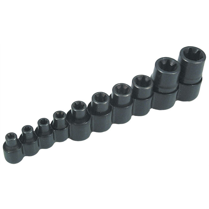 Lisle 26280 10pc Master Torx Socket Set