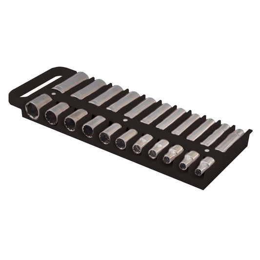 Lisle 40990 Black 1/2" Magnetic Socket Holder