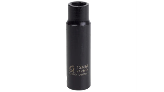 Sunex 212MD 1/2" Drive 6 Point 12mm Deep Impact Socket