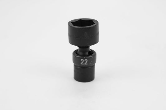 SK Hand Tools 33372 3/8" Dr. 22mm 6pt Swivel Metric Impact Socket