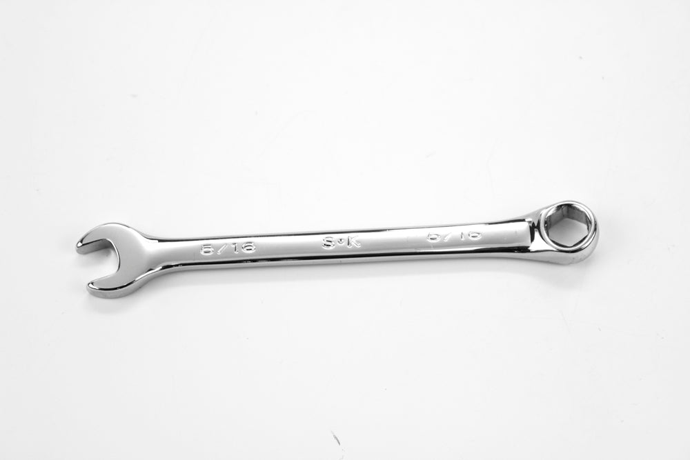 SK Hand Tools 88210 5/16" 6pt SuperKrome Fractional Combination Wrench