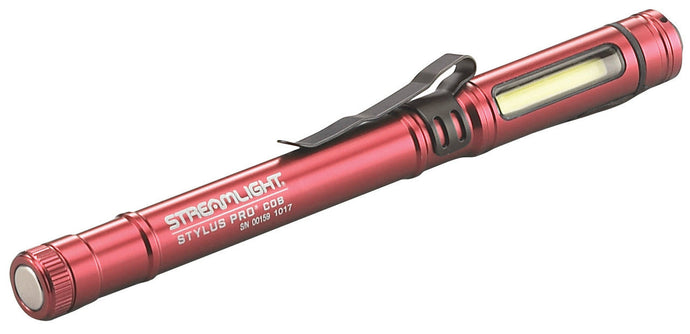 Streamlight 66703 Stylus Pro COB LED USB Rechargeable Pen Light RED