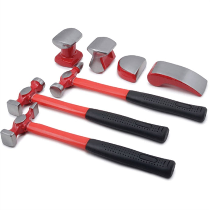 Titan 15084 7pc. Autobody Automotive Hammer Set