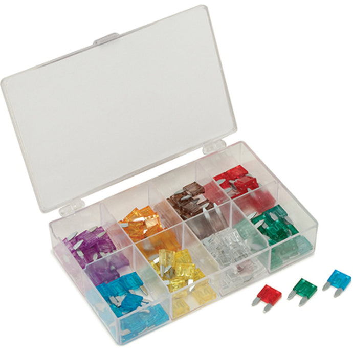 Titan 45229 96pc Low Profile MINI BLADE Fuse Assortment Auto Kit