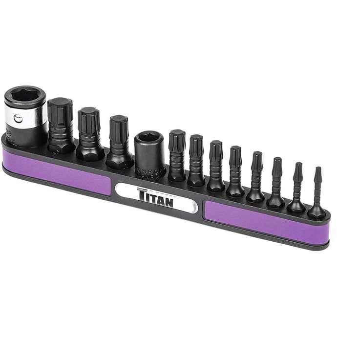 Titan 16036 13pc Impact Grade Torx Plus Bit Set