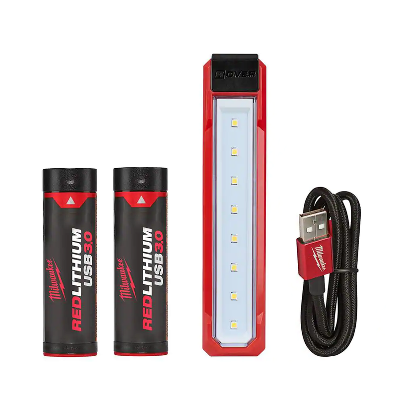 Load image into Gallery viewer, Milwaukee 2112-22H 445 Lumens LED REDLITHIUM USB Rover Pocket Flood Light
