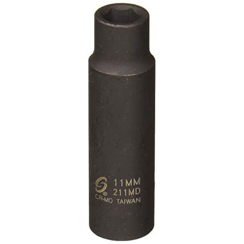 Sunex 211MD 1/2" Drive 6 Point 11mm Deep Impact Socket