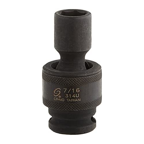 Sunex 314u Schlag-Stecknuss, 3/8" Antrieb, 7/16" – Chrom-Molybdän, Für Anspruchsvolle Werkstattarbeiten