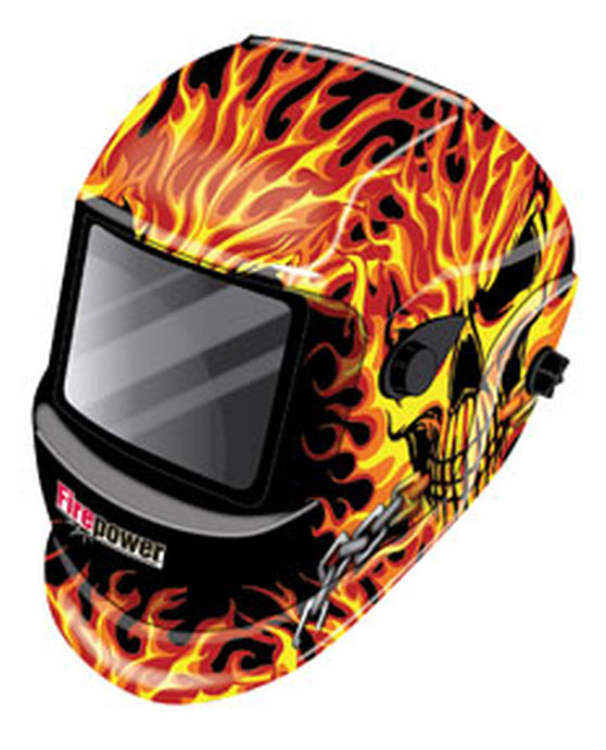 Firepower Skull & Fire Auto-Darkening Welding Helmet