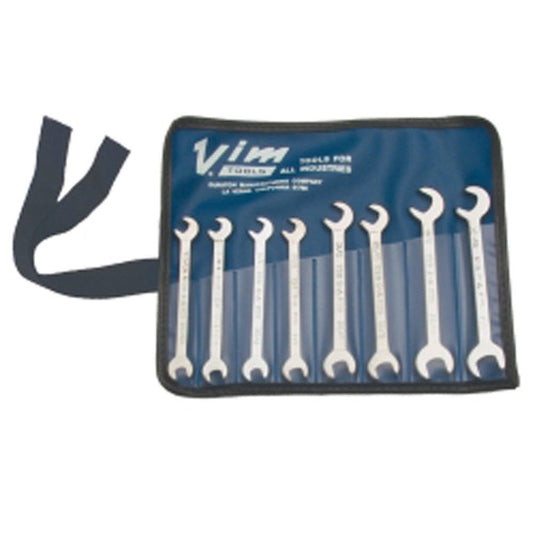 Vim V18 Ignition Wrench Set, 8Pc, 15 x 60 Degree