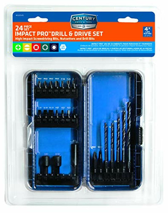 Century 66945 24 Piece Impact Pro Drill and Drive Set