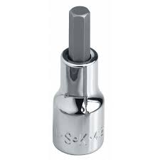 SK Hand Tools 41216 1/2" Dr. 1/2" Fractional Hex S2 Steel Bit Socket