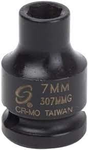 Sunex 307MMG 3/8" Drive 7mm Magnetic Impact Socket