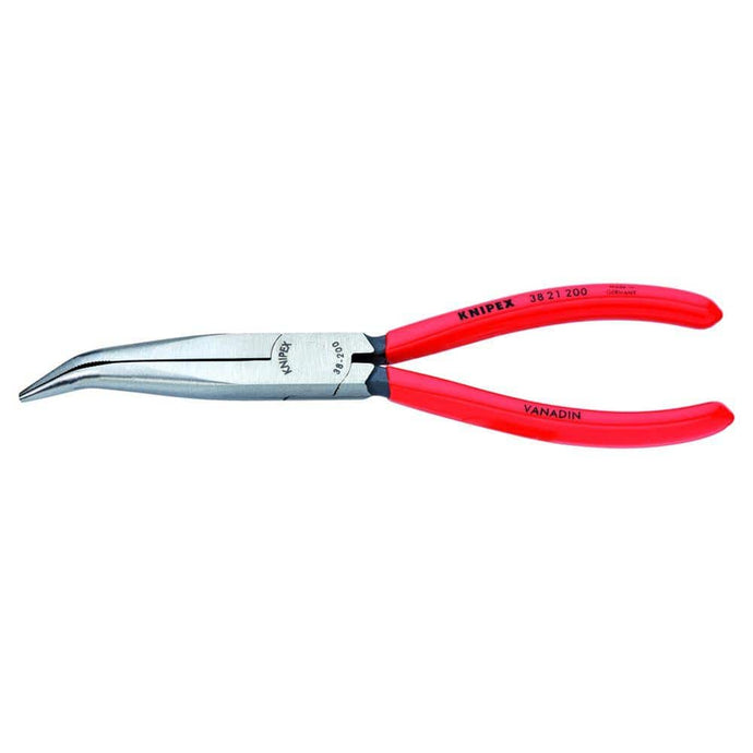 Knipex Bent Jaw Long Nose Pliers 38 21 200