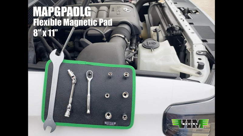 Load image into Gallery viewer, VIM Tools MAGPADLG 8&quot; x 11&quot; Flexible Magnetic Pad for Tools and Parts
