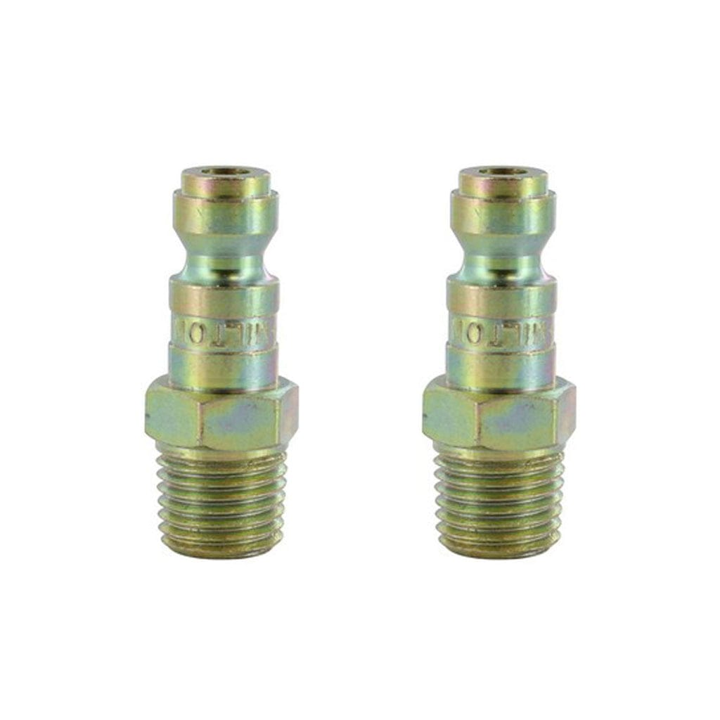 Milton S-783 1/4" MNPT T Style Plug 2 Pack
