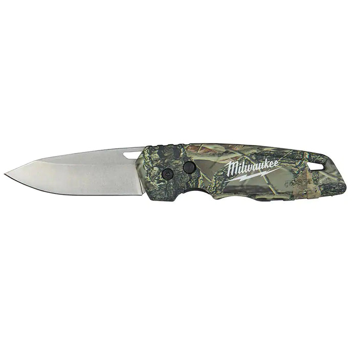 Milwaukee 48-22-1524 Camouflage Fastback Press & Flip Folding Knife