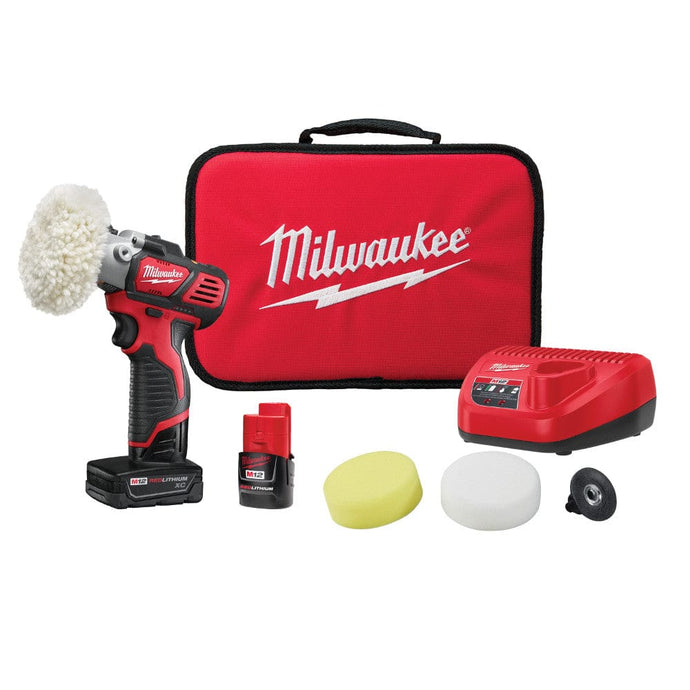 Milwaukee 2438-22X M12 Variable Speed Polisher/Sander Kit