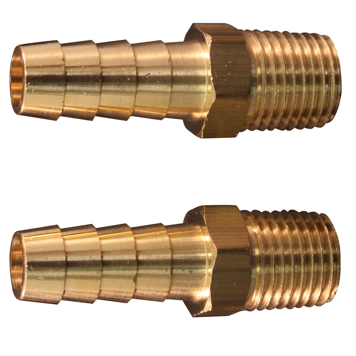 Milton S-602 1/4" MNPT 3/8" I.D. Brass Hose End Fitting