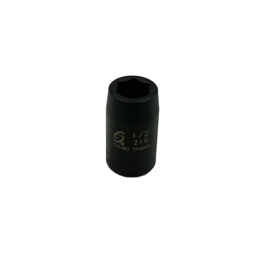 Sunex 216 1/2" Drive 6 Point 1/2" Impact Socket