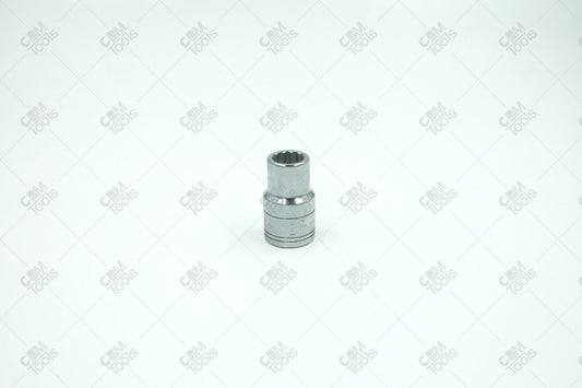 SK Hand Tools 40312 1/2" Dr. 12mm 12pt Standard Metric Chrome Socket