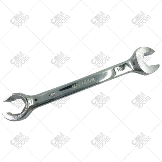 V8 Tools 88015 15mm Flare Nut Combination Wrench