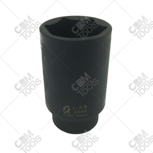Sunex 244D 3/8" Drive 1-3/8" Deep Impact Socket