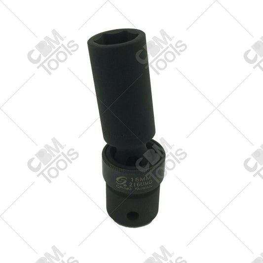 Sunex 216UMD 1/2" Drive Deep Universal 16mm Impact Socket
