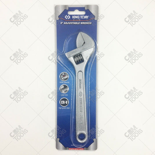 King Tony 3611-08RQ 8" Adjustable Wrench