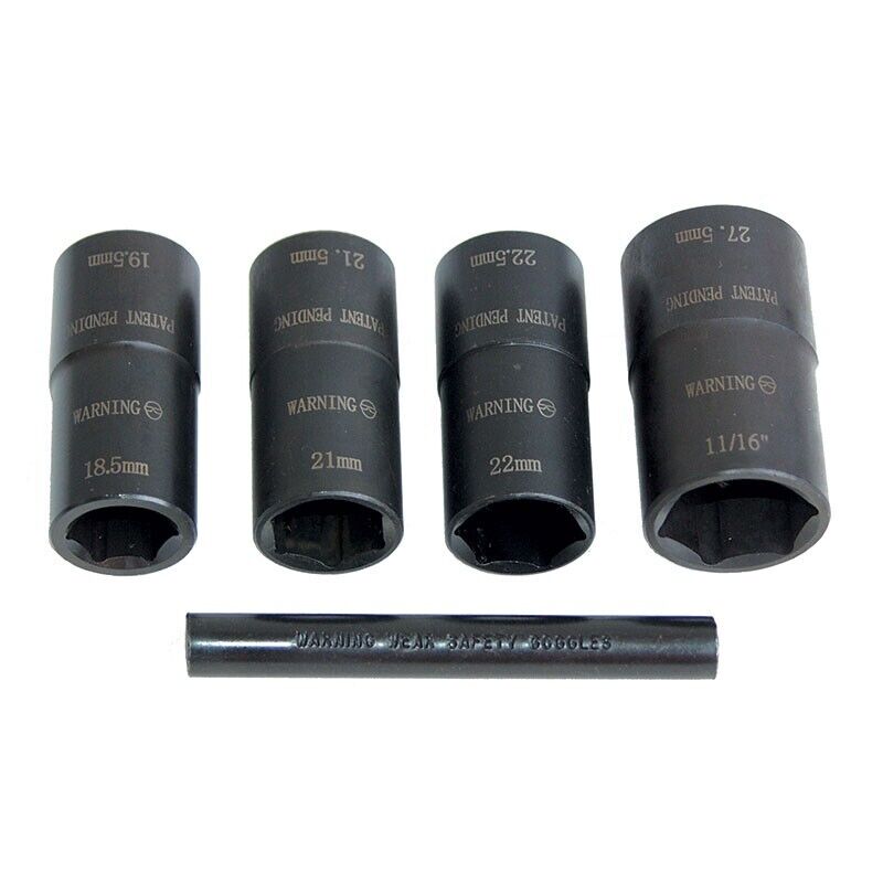 Load image into Gallery viewer, Lock Technology Tools LT1230 - 5 Pc. 1/2 Inch Dr Dual Sided Socket Lug Nut Removal Kit
