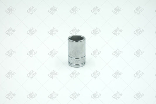 SK Hand Tools 48217 1/2" Dr. 17mm 6pt Standard Metric Chrome Socket