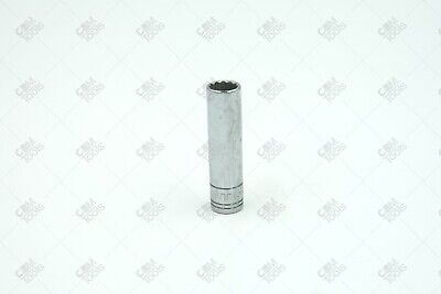 SK Hand Tools 44708 1/4" Dr. 9mm 12pt Deep Metric Chrome Socket