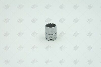 SK Hand Tools 43916 1/4" Dr. 1/2" 12pt Standard Fractional Chrome Socket