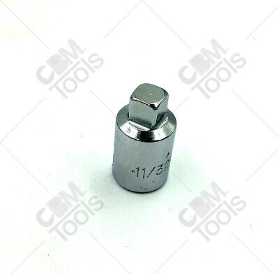 SK Hand Tools 41451 3/8" Dr. 11/32" Male Fractional Chrome Pipe Plug Socket