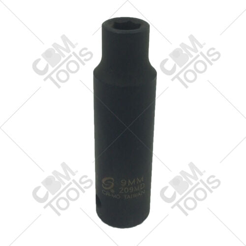 Sunex 209MD 1/2" Drive Deep 9mm Impact Socket