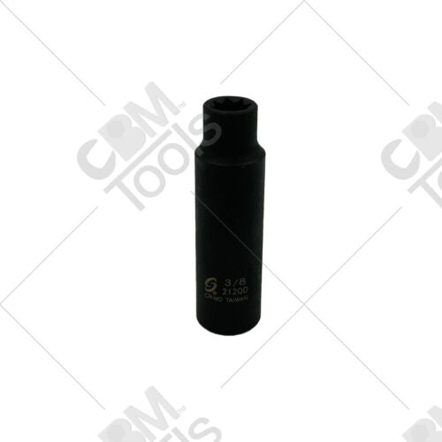 Sunex 212QD 1/2" Drive 3/8" 8 Point Internal Star Deep Impact Socket