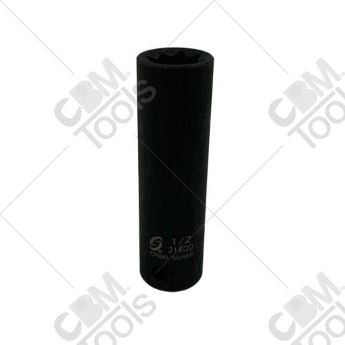 Sunex 216QD 1/2" Drive 8-Point 1/2" Deep Impact Socket